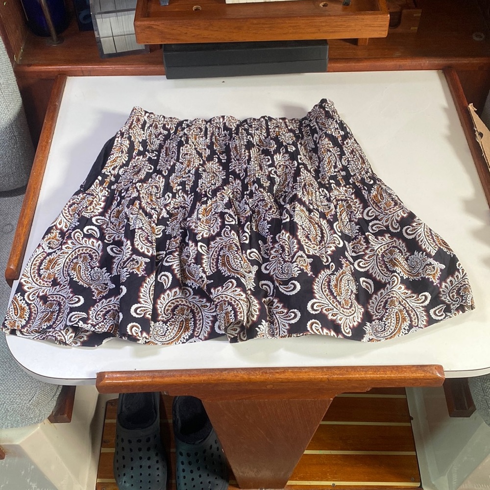 Anthropologie Patterned Skirt